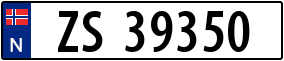 Truck License Plate